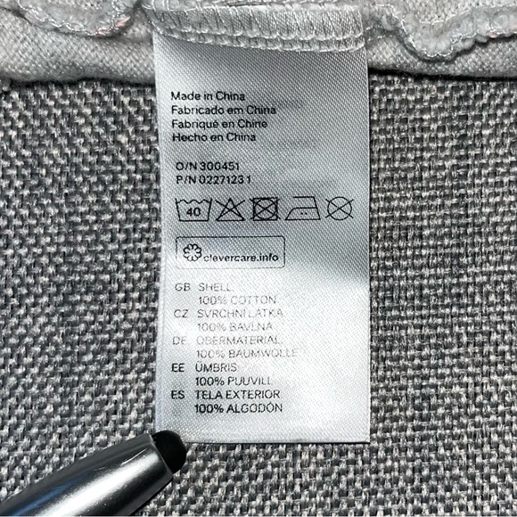 H&M Cardigan 4-6 Month Grey & Pink Polka Dot Baby Sweater - Picture 3 of 12